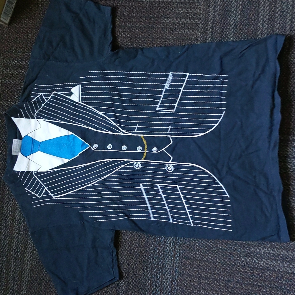 Athletic Supporter Black 1980 tuxedo t shirt